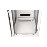 Roline 19-Zoll Netzwerkschrank Pro 42 He, 600x800 Bxt Glastr Grau
