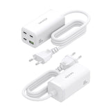 Aisens Cargador Sobremesa Gan 100w, 3xusb-C Pd3.0 Qc4.0 Qc5.0, 1xusb-A Qc3.0, Blanco