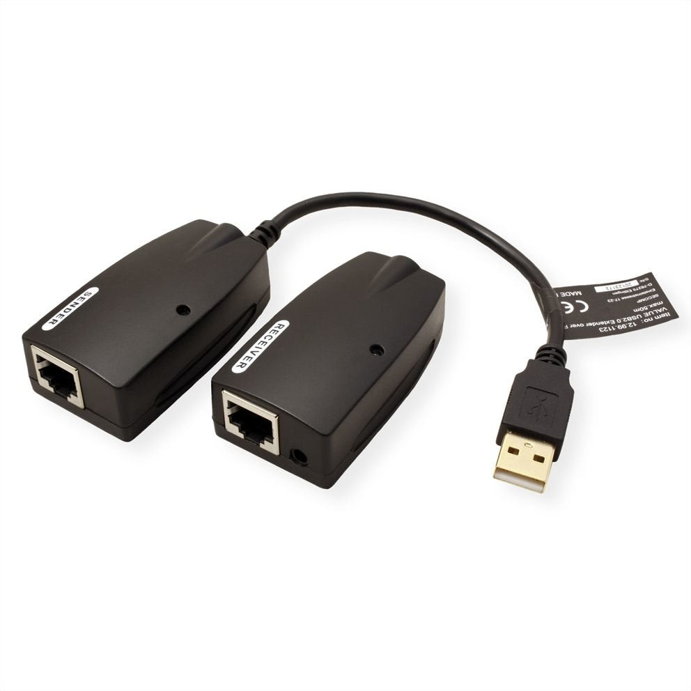 Value Usb 2.0 Verlngerung Ber Rj45, Max. 50m