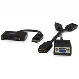 EAN 0065030860413 - StarTech.com DP2HDVGA adaptador de cable de vídeo 0,15 m Negro imagen 4