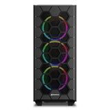Caja Pc Sharkoon Rgb Hex Atx 2xusb3.0 Sin Fuente Negro