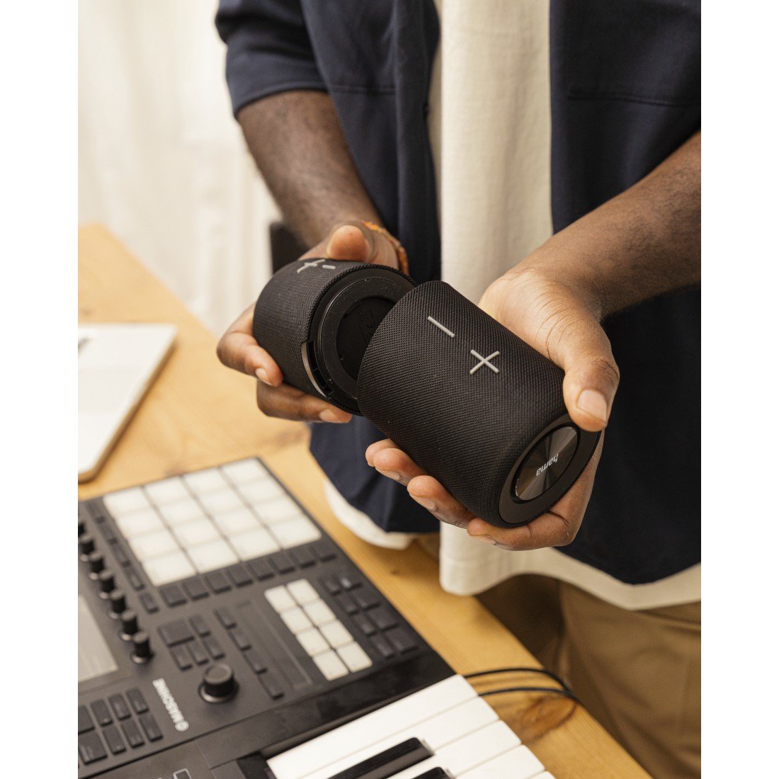 Altavoz Hama Twin 3.0 Negro