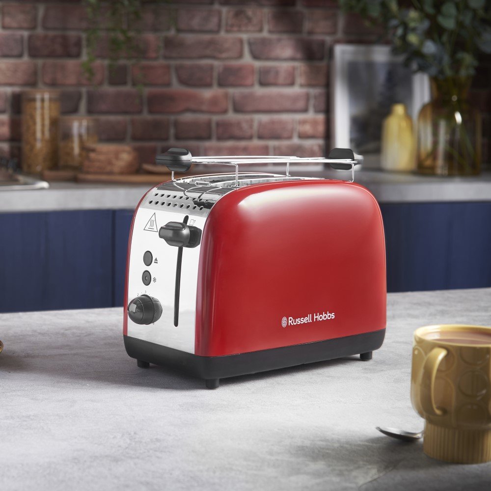 Russell Hobbs Toaster Colours Plus 2s Rojo 26554-56 2655456 (26554-56)