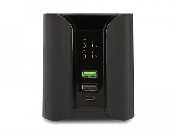 Delock Usb Und Cableloses Cargador 1 X Usb Type-C Pd + 2 X Usb Typ-A Mit 58 W
