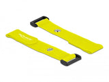 Delock 19547 Presilla Bridas Adherentes Para Cables Amarillo 5 Pieza(S)