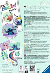 Ravensburger Becreative Paper Art Smoilling Stitch, Plewinging 23750