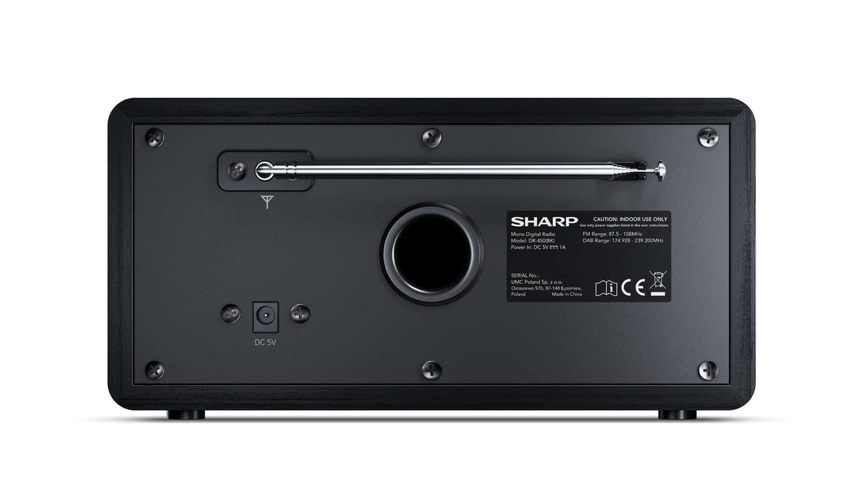 EAN 4974019975863 - Sharp DR-450 Personal Digital Negro, Acero inoxidable imagen 4