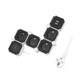 Regleta De Enchufes De 4 Vías Logilink, 4xcee 7/3 + 2xusb-A, 1,5 M