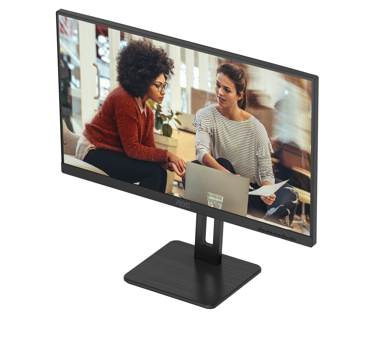 Monitor Aoc  27" U27e3uf 16:09 2xhdmi+Dp+Usb 4k Lift Negro