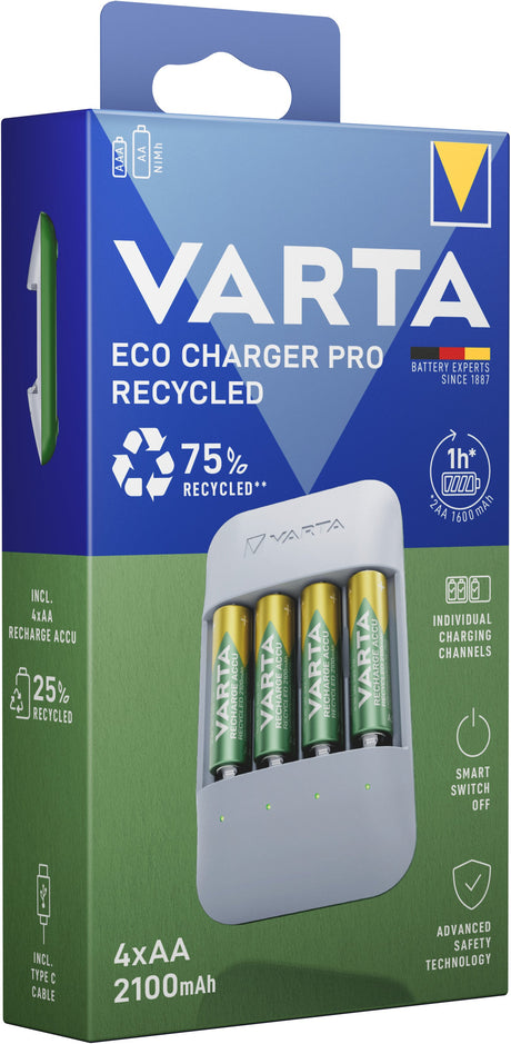EAN 4008496073900 - Varta Eco Charger Pro cargador de batería Pilas de uso doméstico USB imagen 7