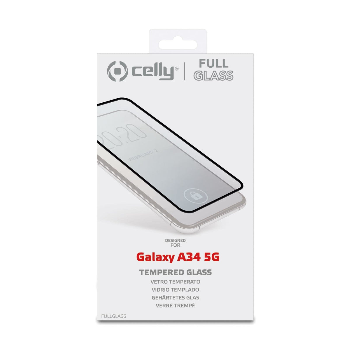 Celly Full Glass Protector De Pantalla Samsung Galaxy A34 5g 1 Pieza(S)