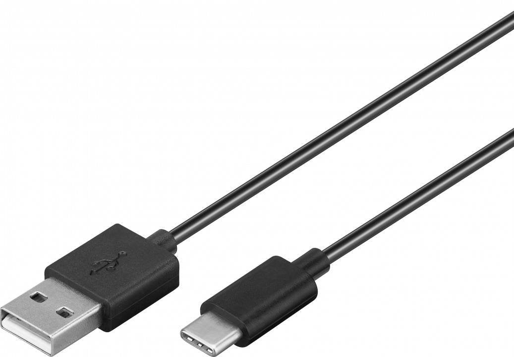 Goobay Cable De Carga Y Sincronizacion (Usb-A > Usb-C) 59124 3 M Negro