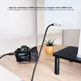 Cable Usb 3.2 Tipo-C Aoc Nanocable 10.01.4615 Usb Tipo-C Macho Usb Tipo-C Macho Hasta 60w 10gbps 15m Negro