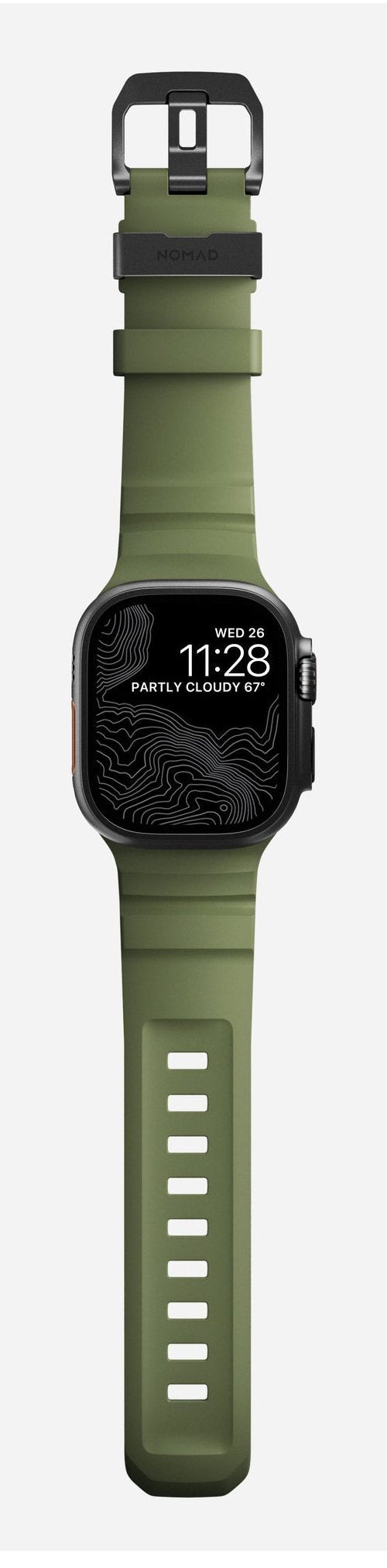 Nomad Rocky Point Band 42/44/45/ 49mm Forest Connector Black