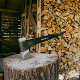 Hacha De Dividir Fiskars X-Series X36 Con Hoja En L, Hacha/Hacha Negro/Naranja, Mango Largo 1069109