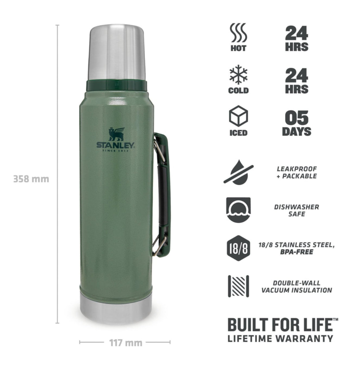 EAN 6939236347921 - Stanley 10-08266-001 termo 1 L Verde imagen 3