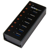Startech Hub Usb 3.0 7 Puertos  Con Caja De Metal