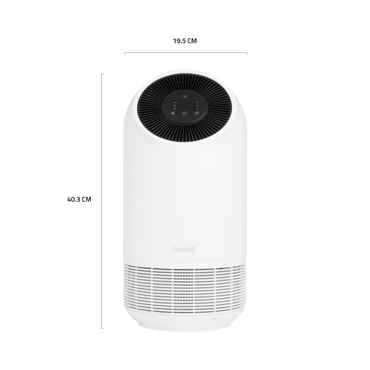 EAN 8719323917934 - Hombli HBAP-0109 purificador de aire 25 m² 30 dB Negro, Blanco imagen 7