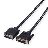 EAN 7611990168903 - VALUE 11.99.5420 adaptador de cable de vídeo 2 m DVI VGA (D-Sub) Negro imagen 1