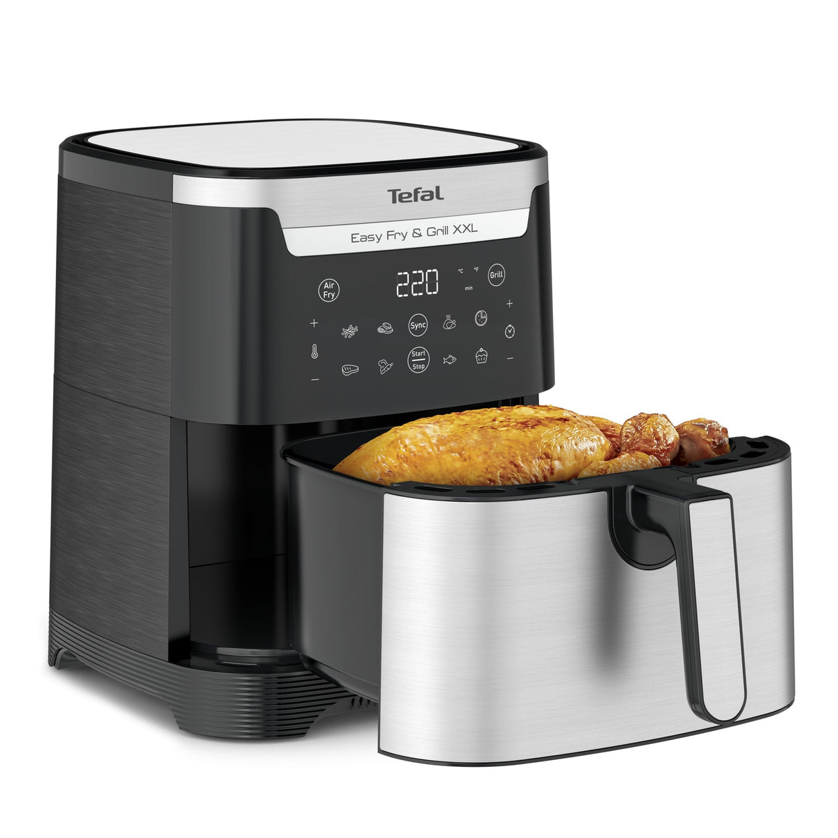 Freidora De Aire  Tefal Airfryer Ey801d Easy Fry & Grill Xxl (Ey801d15)