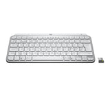 Logitech Mx Keys Mini For Business Teclado Oficina Rf Wireless + Bluetooth Qwerty Nórdico Aluminio, Blanco