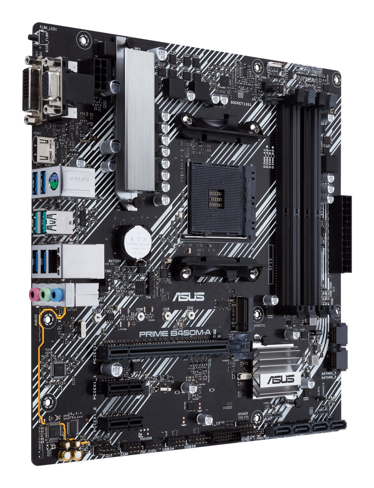 Placa Base Asus Am4 Prime B450m-A Ii M-Atx/4xddr4/4xsata6/1xusb 3.1+2xusb 2.0 90mb15z0-M0eay0