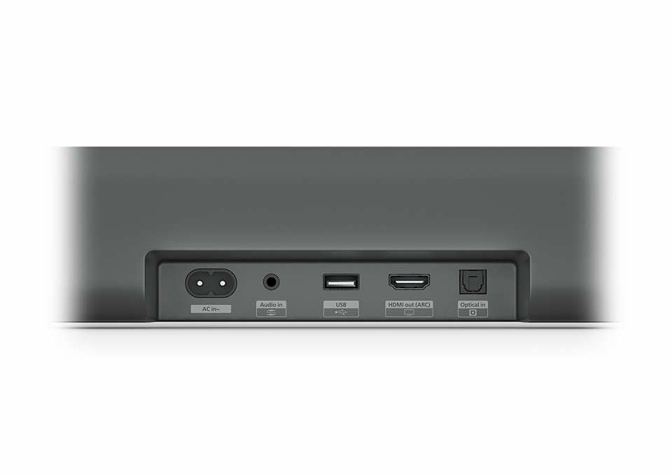 Barra De Sonido Philips Tab5109/10 60w 2.0 Canales
