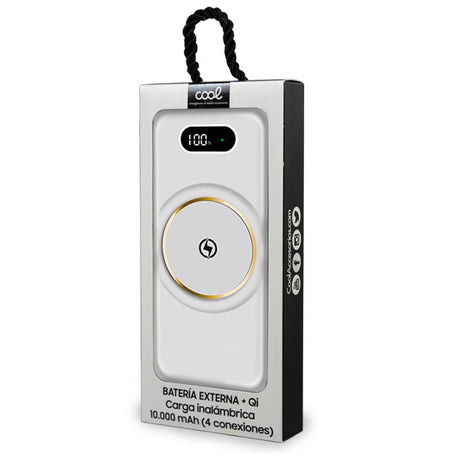 EAN 8434847060750 - COOL Accesorios 8434847060750 batería externa Polímero de litio 10000 mAh Cargador inalámbrico Plata imagen 4