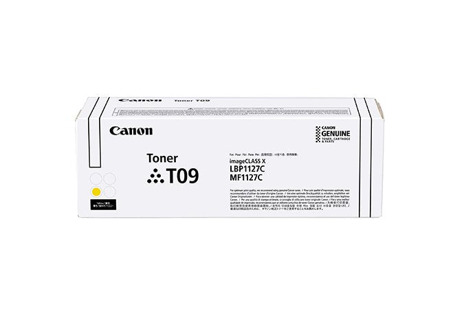 EAN 4549292161021 - Canon TONER T09 Y cartucho de tóner 1 pieza(s) Original Amarillo imagen 1