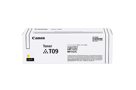 EAN 4549292161021 - Canon TONER T09 Y cartucho de tóner 1 pieza(s) Original Amarillo imagen 1