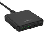 Ansmann Cargador Usb De Escritorio Dc465pd Negro, 65 Vatios, Pd, Quick Charge 3.0 1001-0141