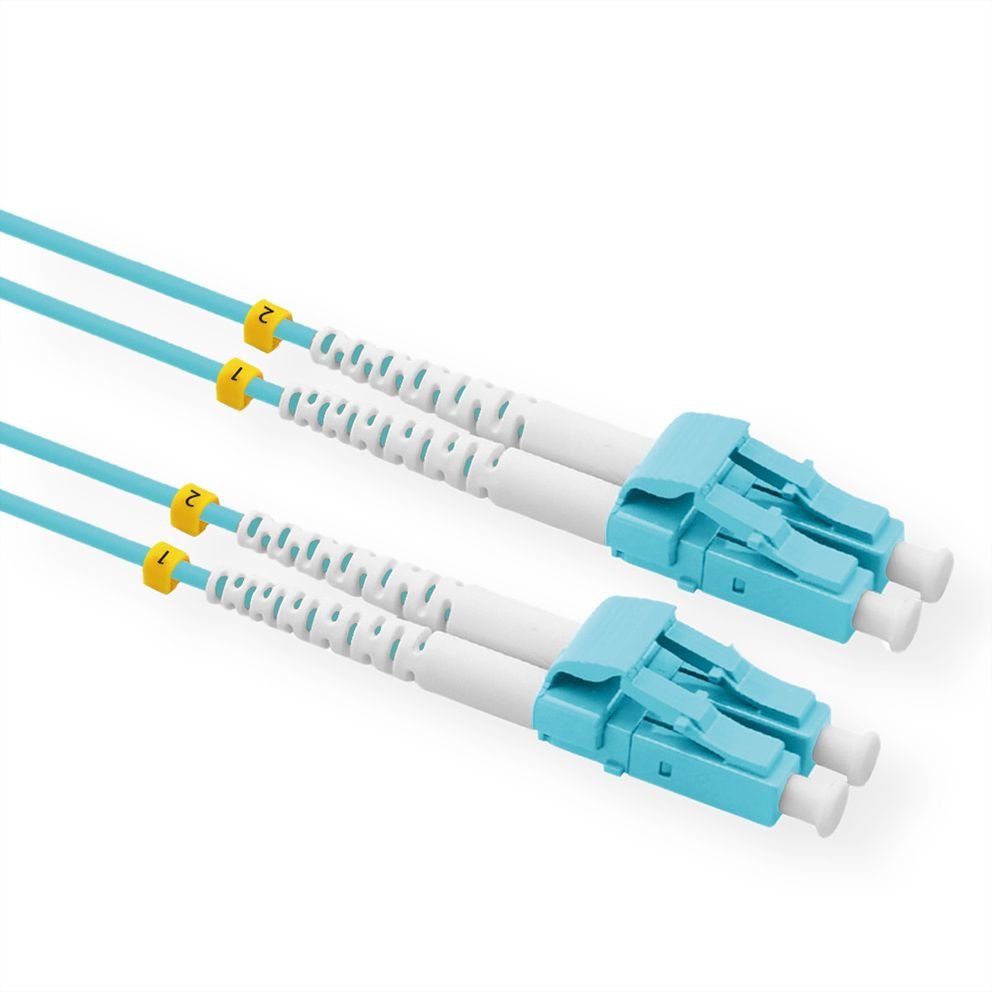 Value Lwl Cable 50 125m Om3, Lc Lc, Low-Loss-Conector Macho, Trkis, 0,5 M