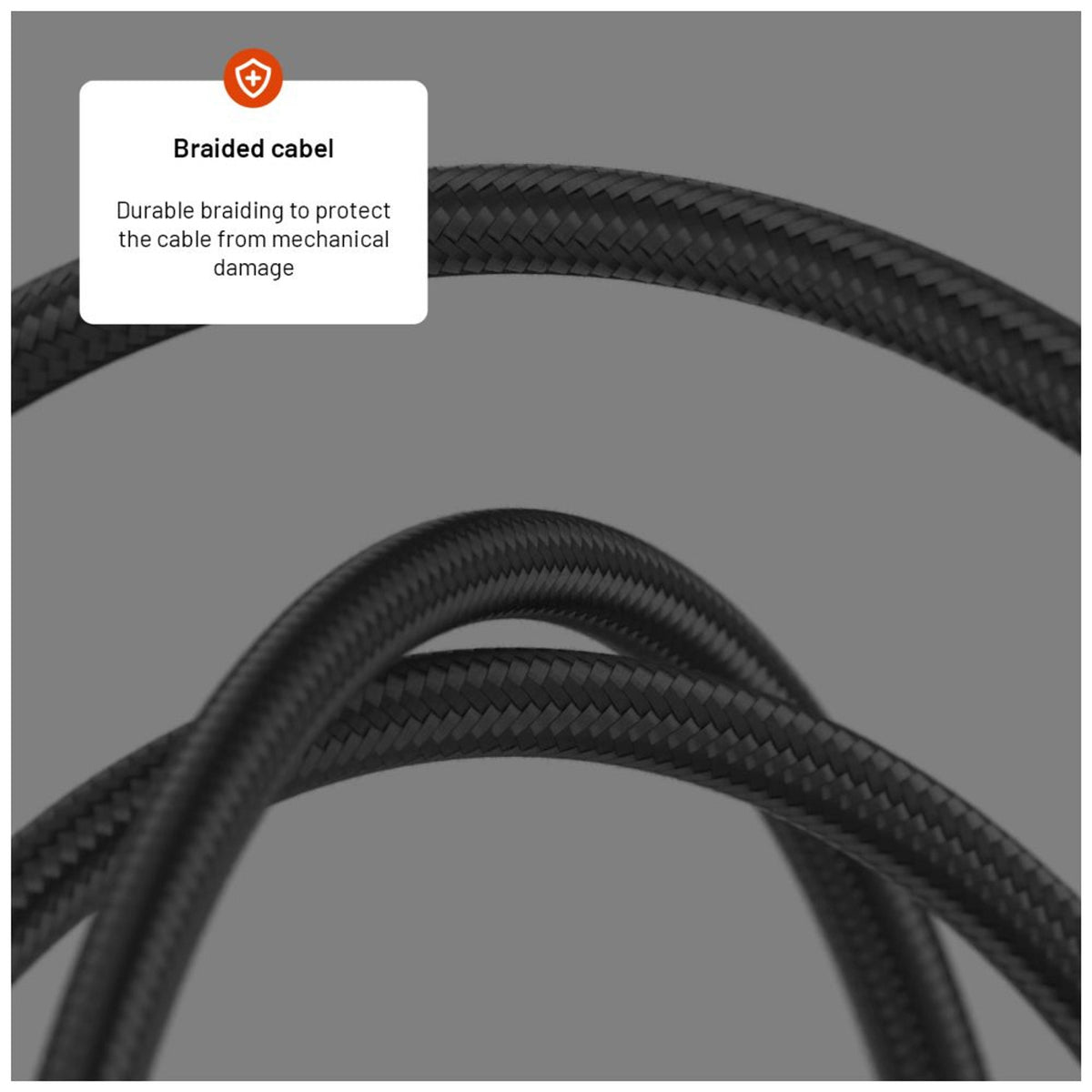 Cable  Fixed Usb-C Usb-C With Display, Pd Support, 1.2m, Usb 2.0, 100w, Black