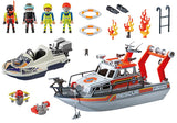 Playmobil 70140 City Action - Rescate En El Mar: Misión De Extinción De Incendios