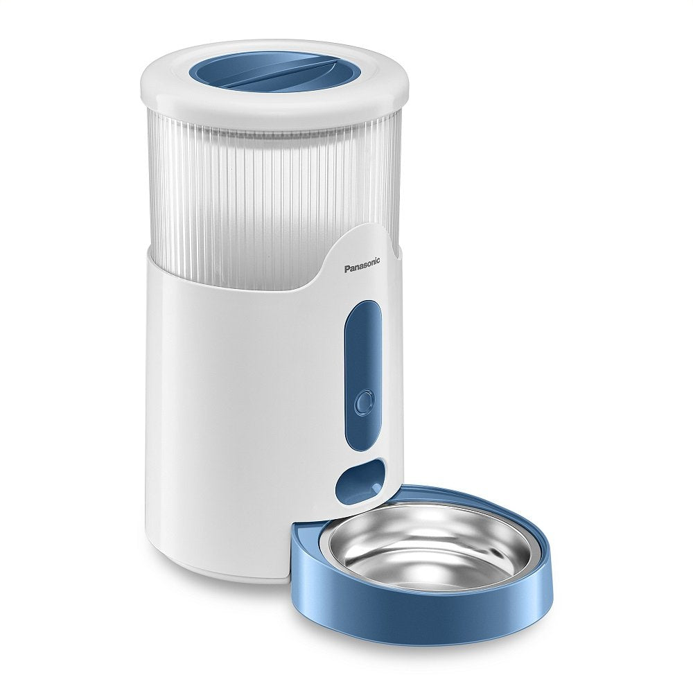 Panasonic Cp-Jnf01cw Comedero Y Bebedero Para Perro Y Gato Plástico, Acero Inoxidable Blanco Universal Comedero Automático Para Mascotas