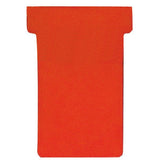Franken Gmbh Franken - T-Tarjeta - 5.9 X 8.2 Cm - Tamaño 2 - Rojo (Paquete De 100)