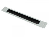 Bürstenleiste 380 Mm X 57 Mm Für Good Connections® 19" Wandgehäuse Flat-Pack (Gc-Rfxxxg), Lichtgrau (Ral7035)
