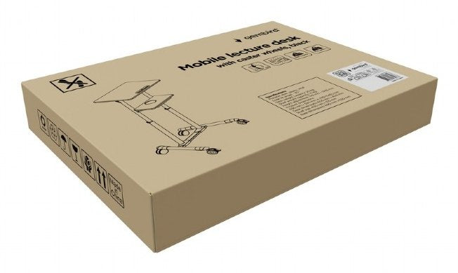 EAN 8716309134187 - Gembird TVS-DESK-01-BK escritorio de pie Negro imagen 6