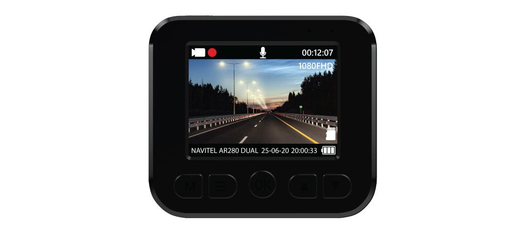 Cámara Retrovisor Navitel Ar280 Dashcam Dual   Adicional