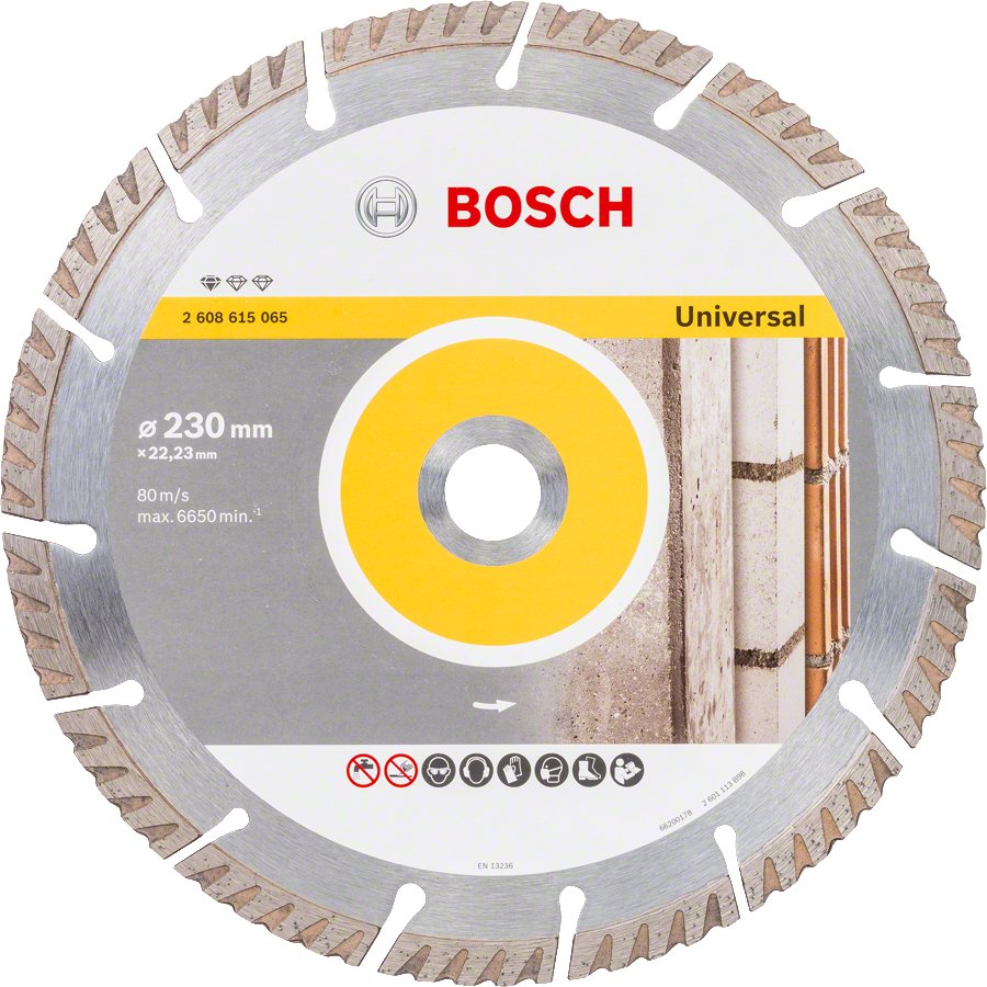 Disco De Corte De Diamante Bosch Estándar Para Universal, 125 Mm