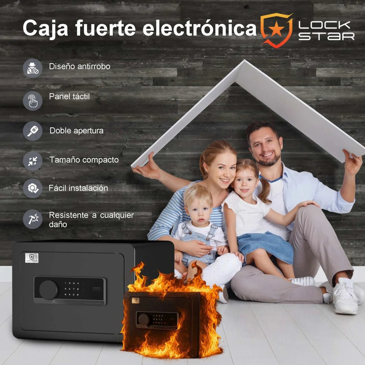 Extralink Lock Star A6-25 Elektronischer Safe Mit Code