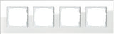 Gira 021412 Rahmen 4f Glas Weiss Esprit
