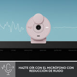 Logitech Brio 300 Cámara Web 2 Mp 1920 X 1080 Pixeles Usb-C Rosa