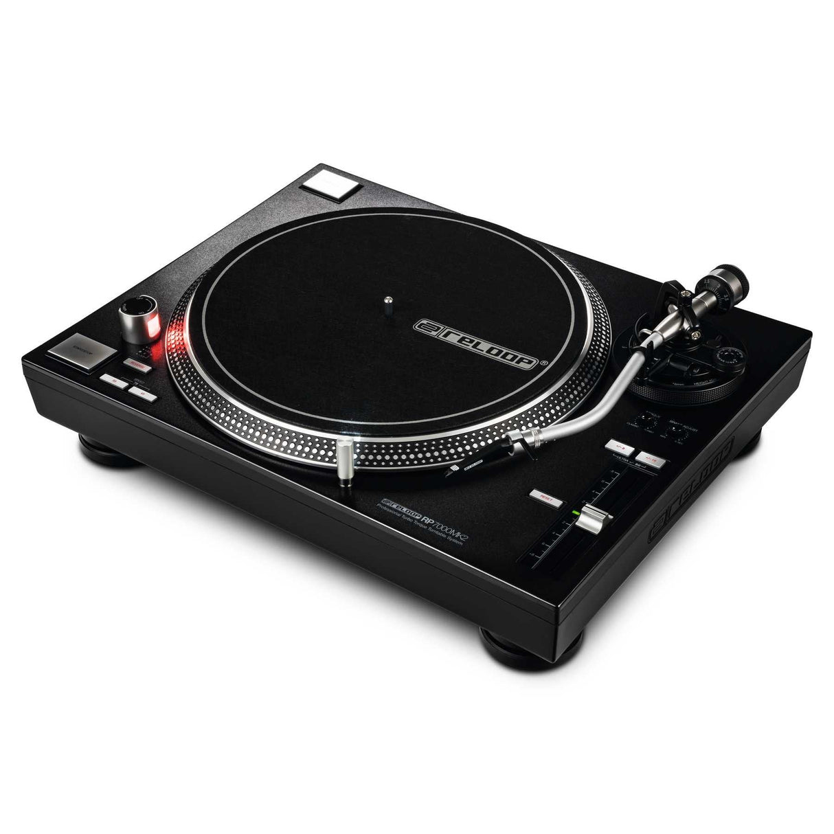 Tocadiscos Reloop Rp-7000 Mk2 - Plato Giratorio Para Dj, Negro