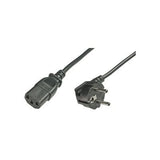 EAN 5420016832825 - LOGON TC005NC Negro 0,5 m C13 acoplador CEE7/5 imagen 1