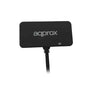 EAN 8435099520900 - Approx ! 3 Ports 2.0 + 1 Port USB 3.0 Travel Hub - Hub - 3 x USB 2.0 + 1 x SuperSpeed USB - desktop ratón imagen 1