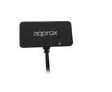 EAN 8435099520900 - Approx ! 3 Ports 2.0 + 1 Port USB 3.0 Travel Hub - Hub - 3 x USB 2.0 + 1 x SuperSpeed USB - desktop ratón imagen 1