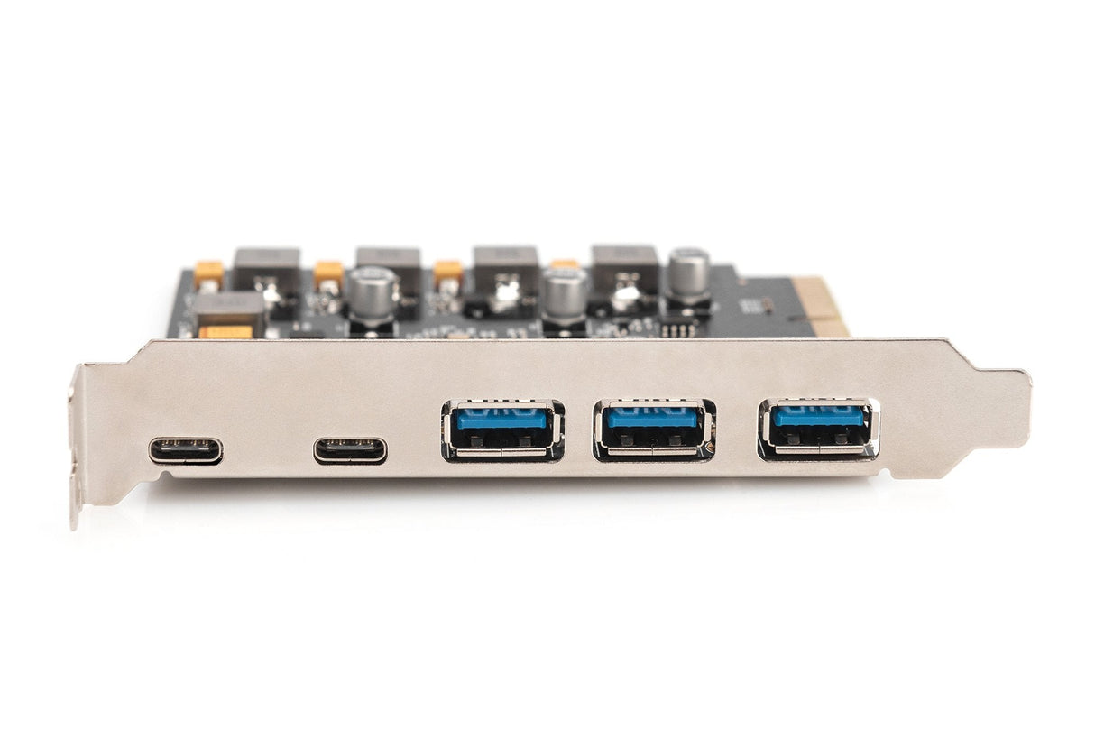 Digitus Tarjeta Pci 2x Usb-C 3x Usb-A