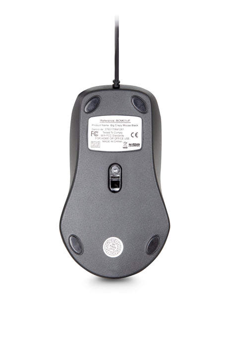 EAN 3760170841281 - Urban Factory Big Crazy Mouse ratón Oficina Ambidextro USB tipo A Óptico 800 DPI imagen 3
