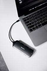 Canyon Usb-8-In1 Hub Usb-C > Hdmi/3xusb/Usb-C/Rj45/Sd Slot Retail